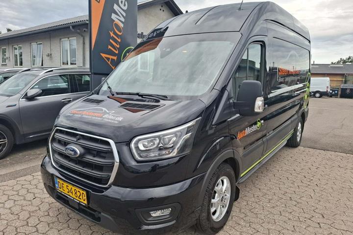 Sort Ford Transit 350 L3 Van fra 2021 set udefra