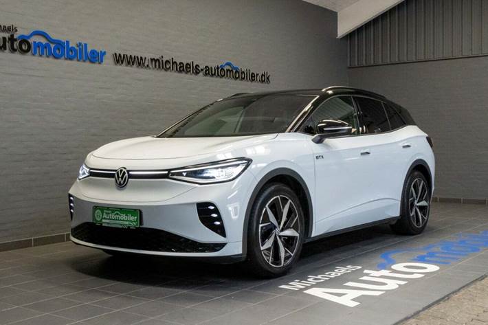 Hvid VW ID.4 fra 2023 set udefra