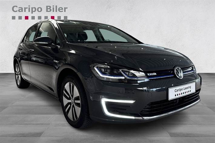 Grå VW e-Golf fra 2020 set udefra