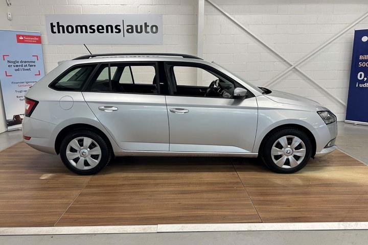 Sølv Skoda Fabia fra 2019