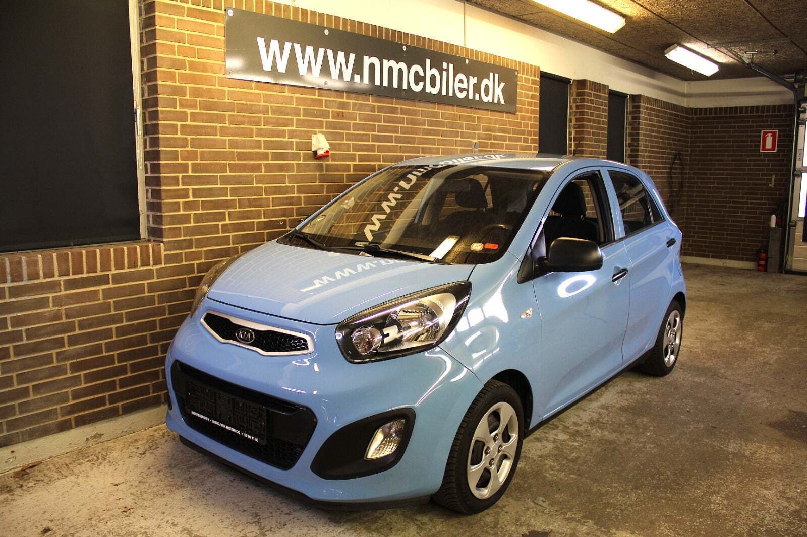 Blå Kia Picanto fra 2011