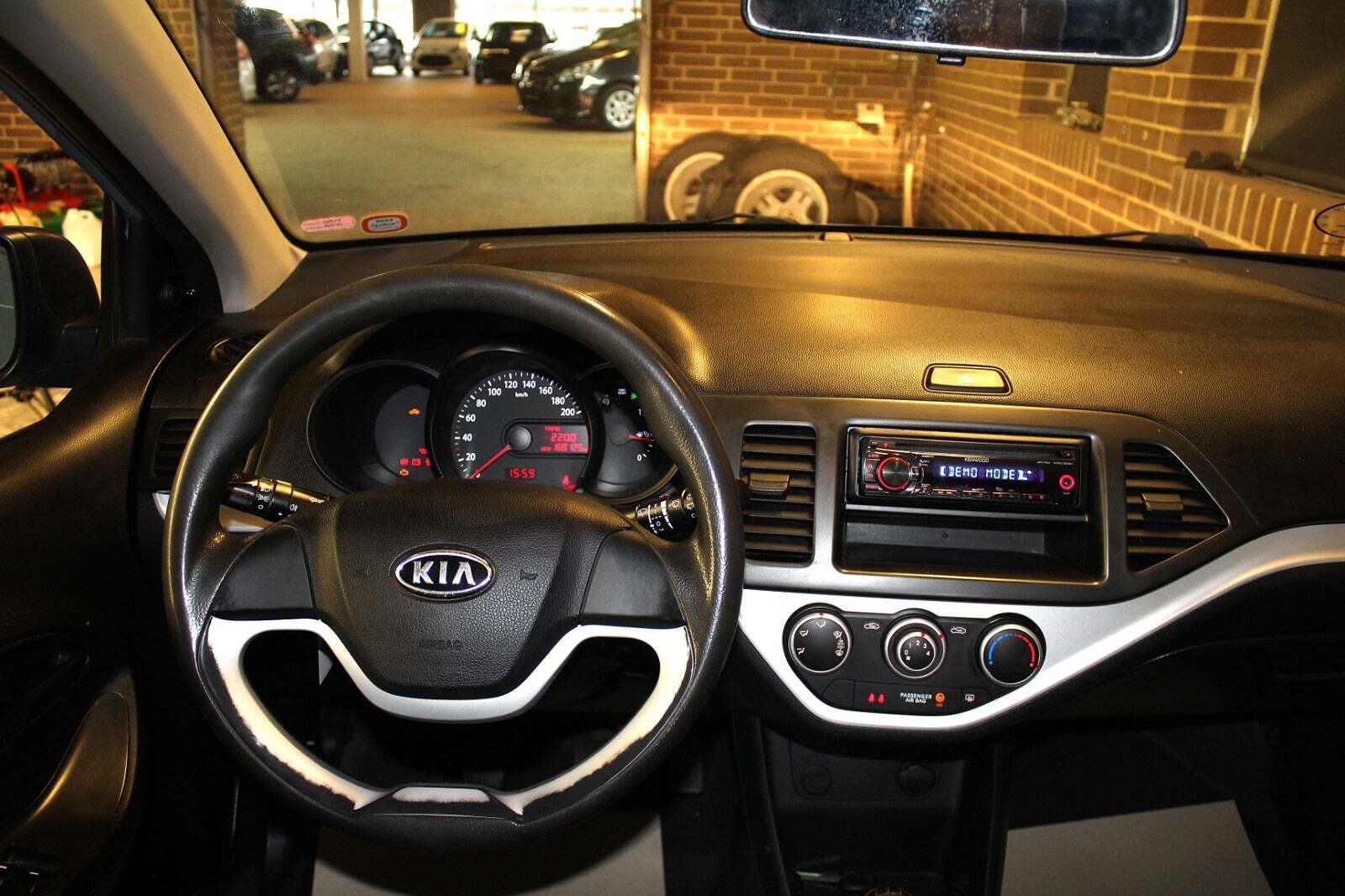 Blå Kia Picanto fra 2011