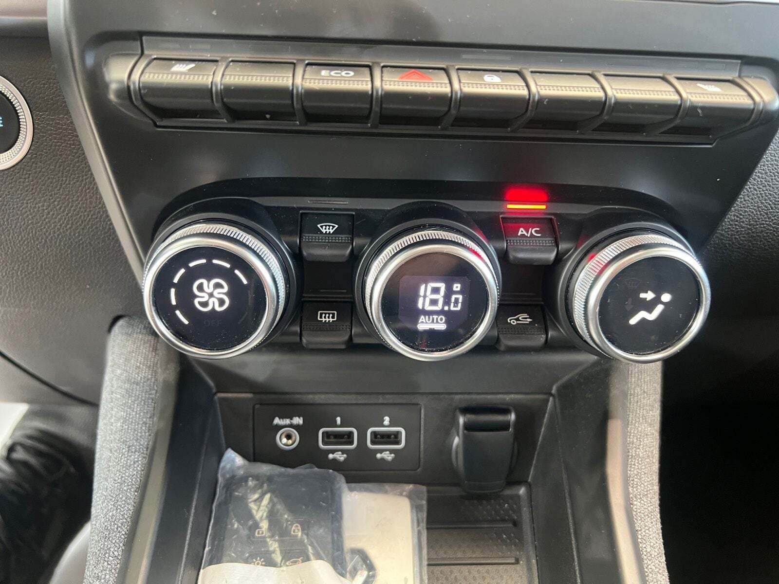 Blå Renault Zoe fra 2022 set indefra