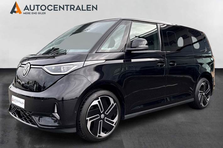 Sort VW ID.Buzz fra 2026 set udefra