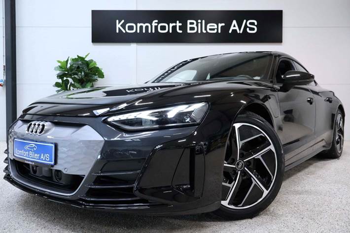 Sort Audi e-tron GT fra 2022