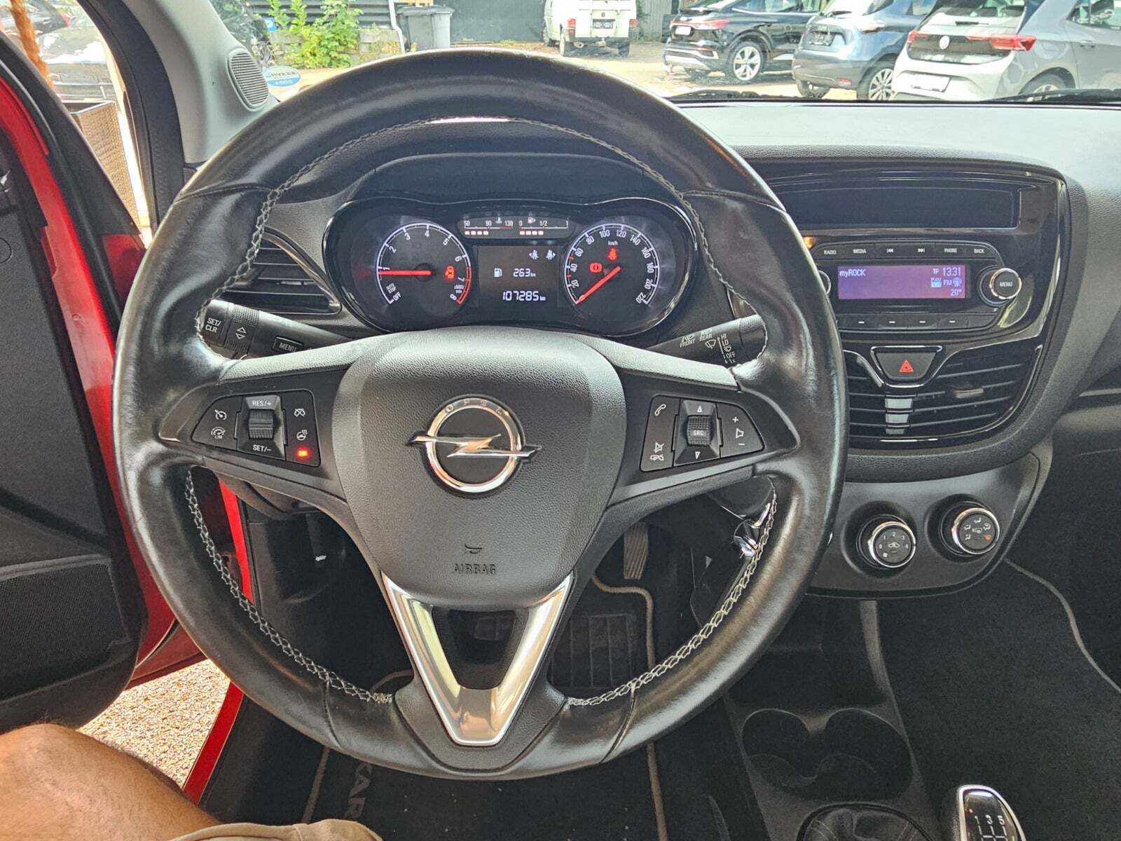 Grøn Opel Karl fra 2016