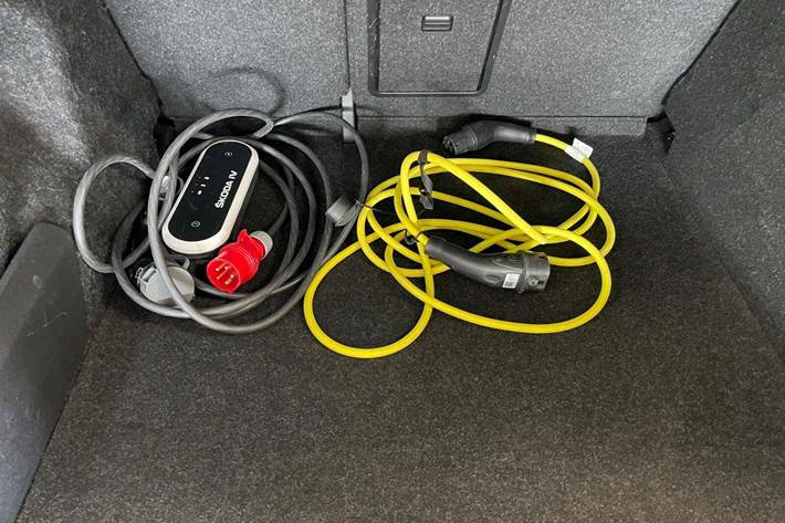 Sort Skoda Enyaq fra 2022