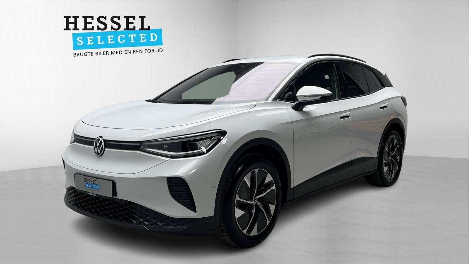 Hvid VW ID.4 fra 2025 set udefra