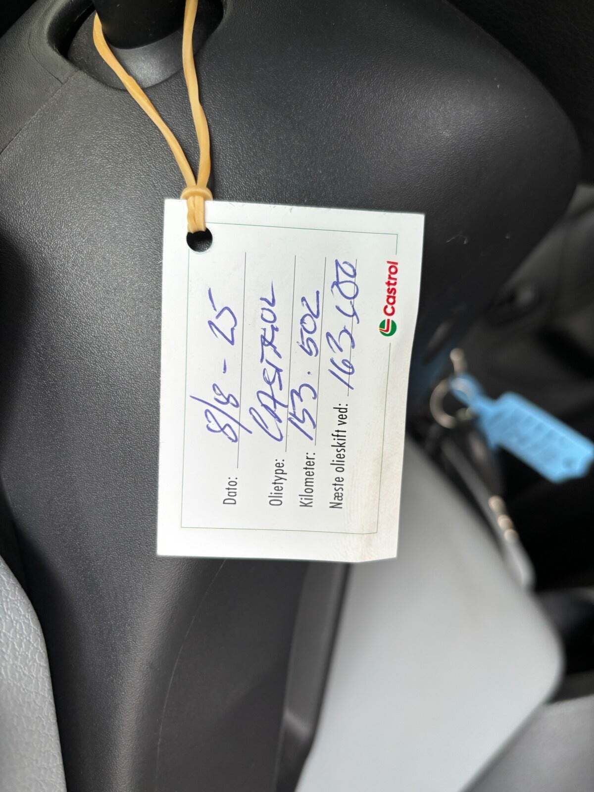 Hvid Dacia Logan fra 2014