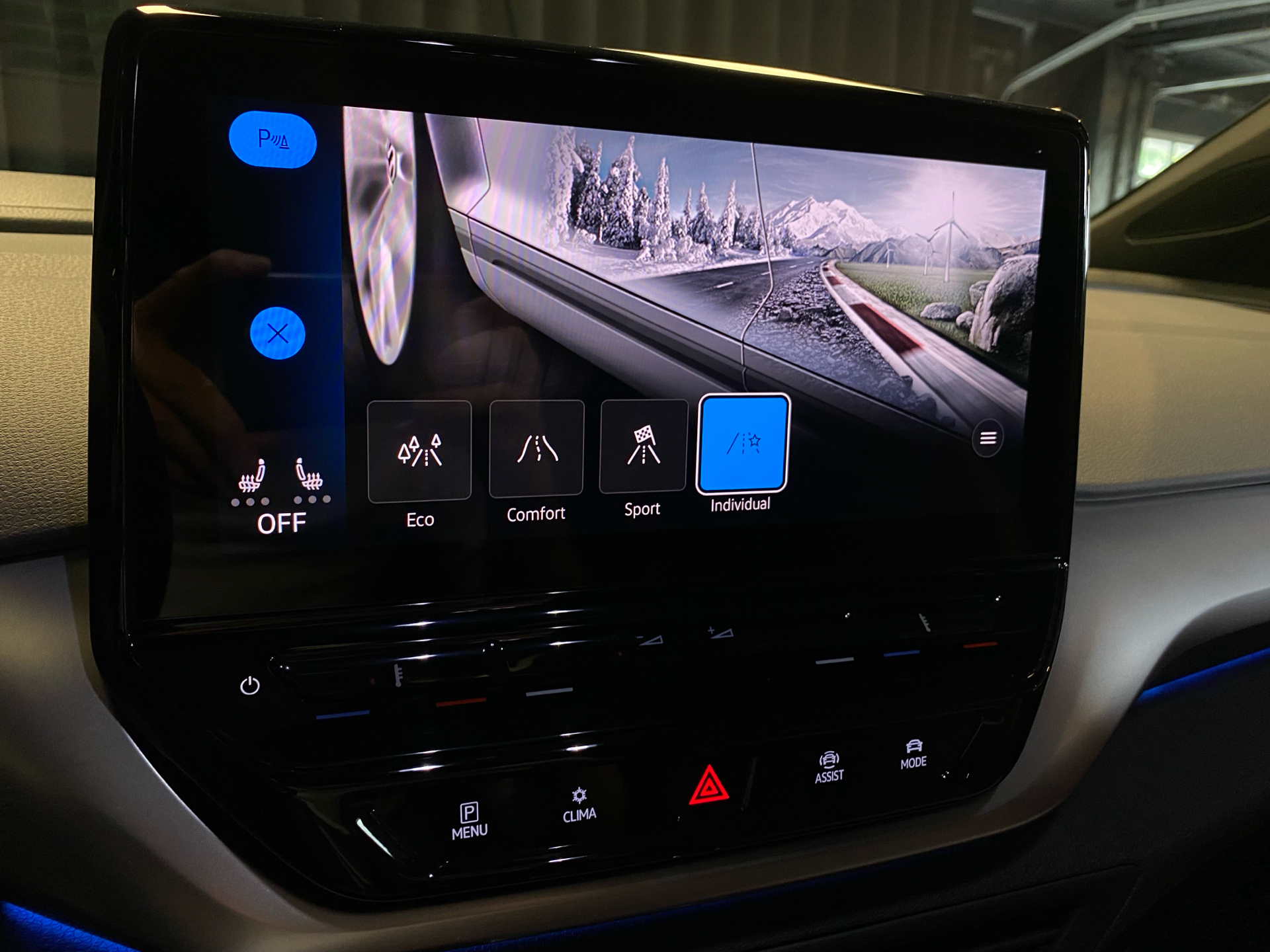 Grå VW ID.4 fra 2021