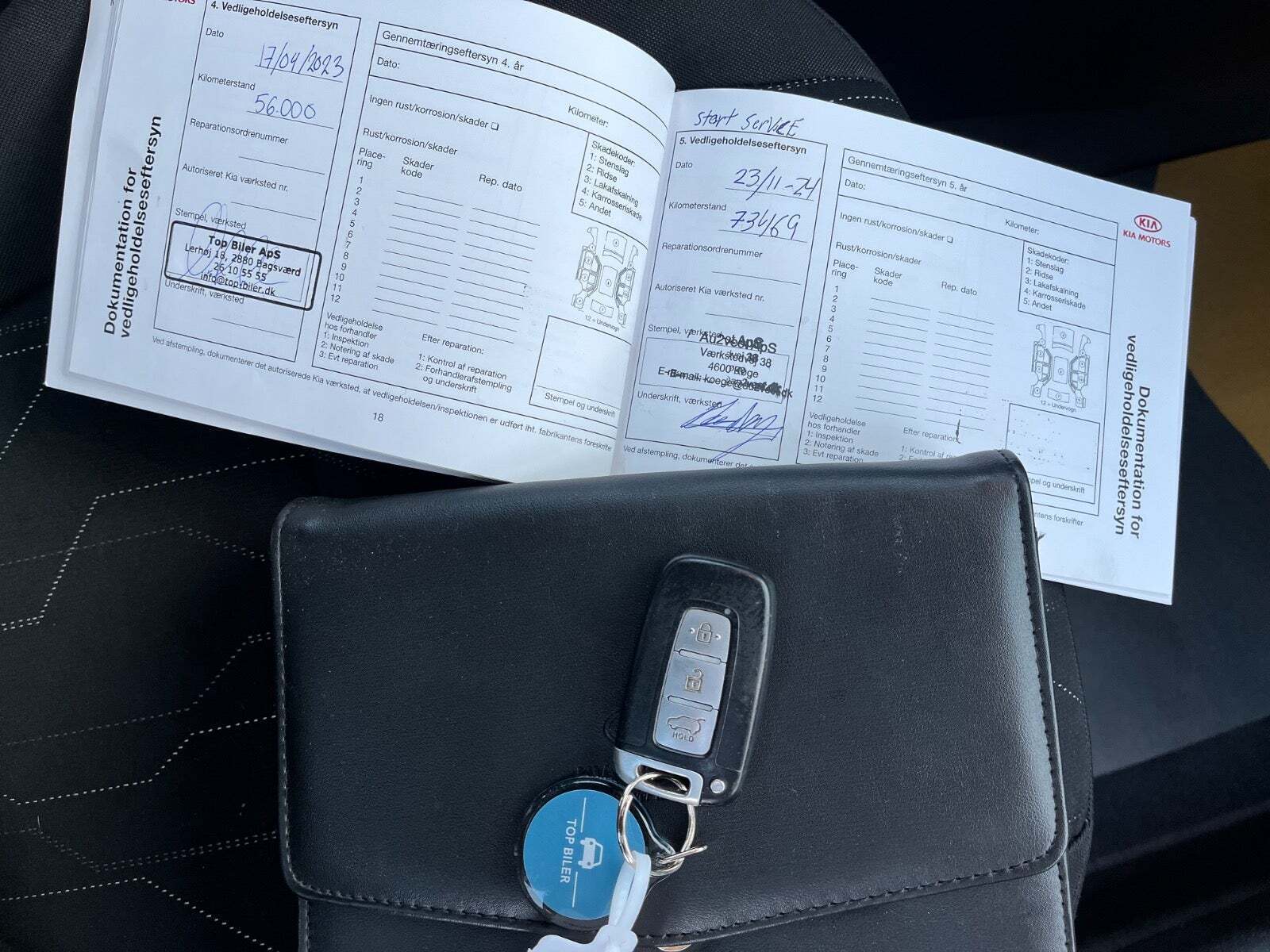 Hvid Kia Picanto fra 2012