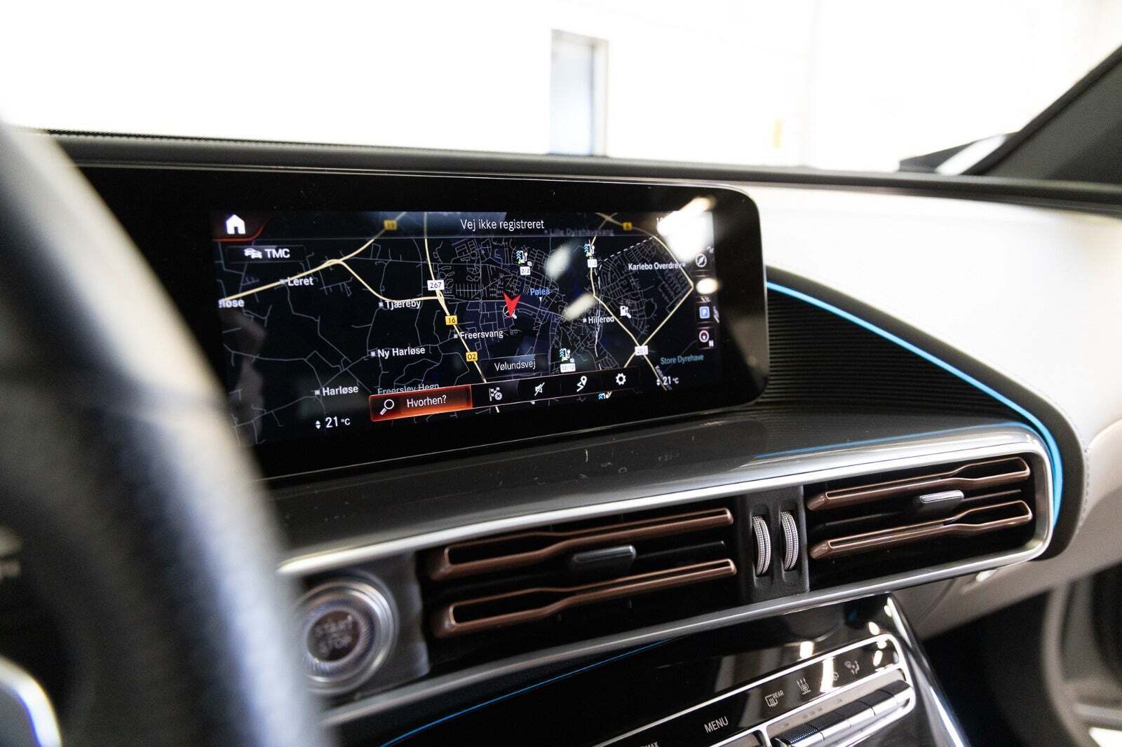 Grå Mercedes EQC400 fra 2022