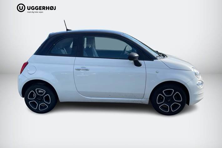 Hvid Fiat 500 fra 2023
