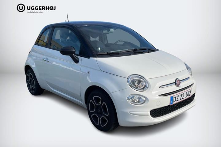 Hvid Fiat 500 fra 2023
