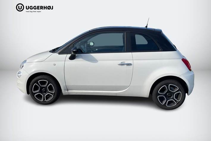 Hvid Fiat 500 fra 2023