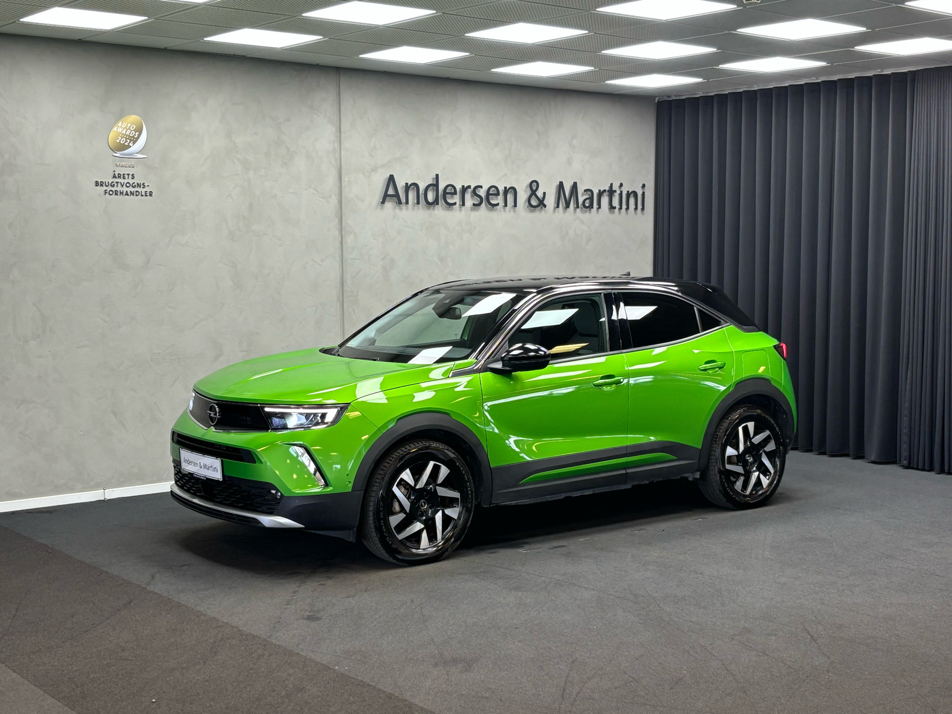 Grøn Opel Mokka-e fra 2022