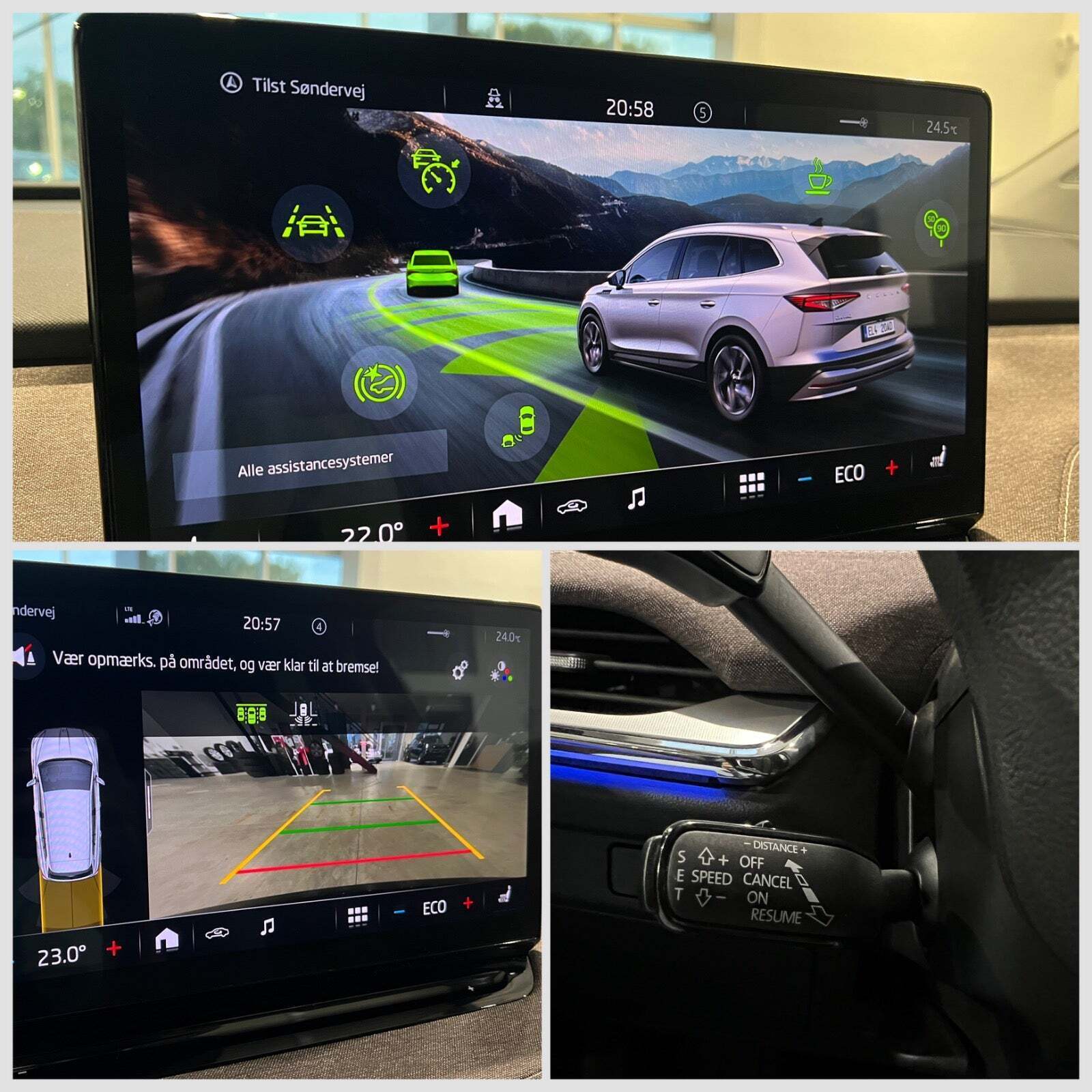 Sort Skoda Enyaq fra 2021