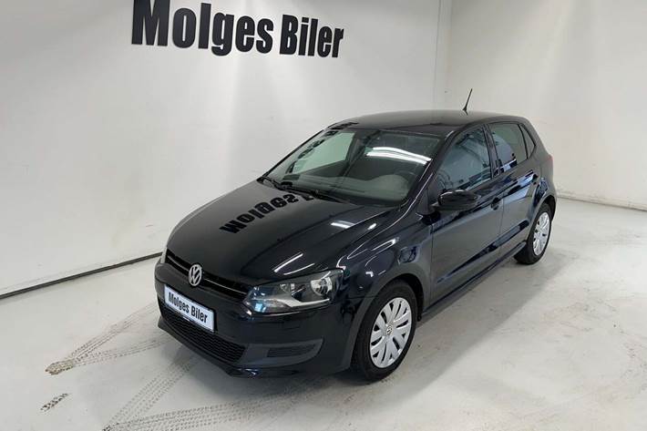 Sort VW Polo fra 2013 set udefra