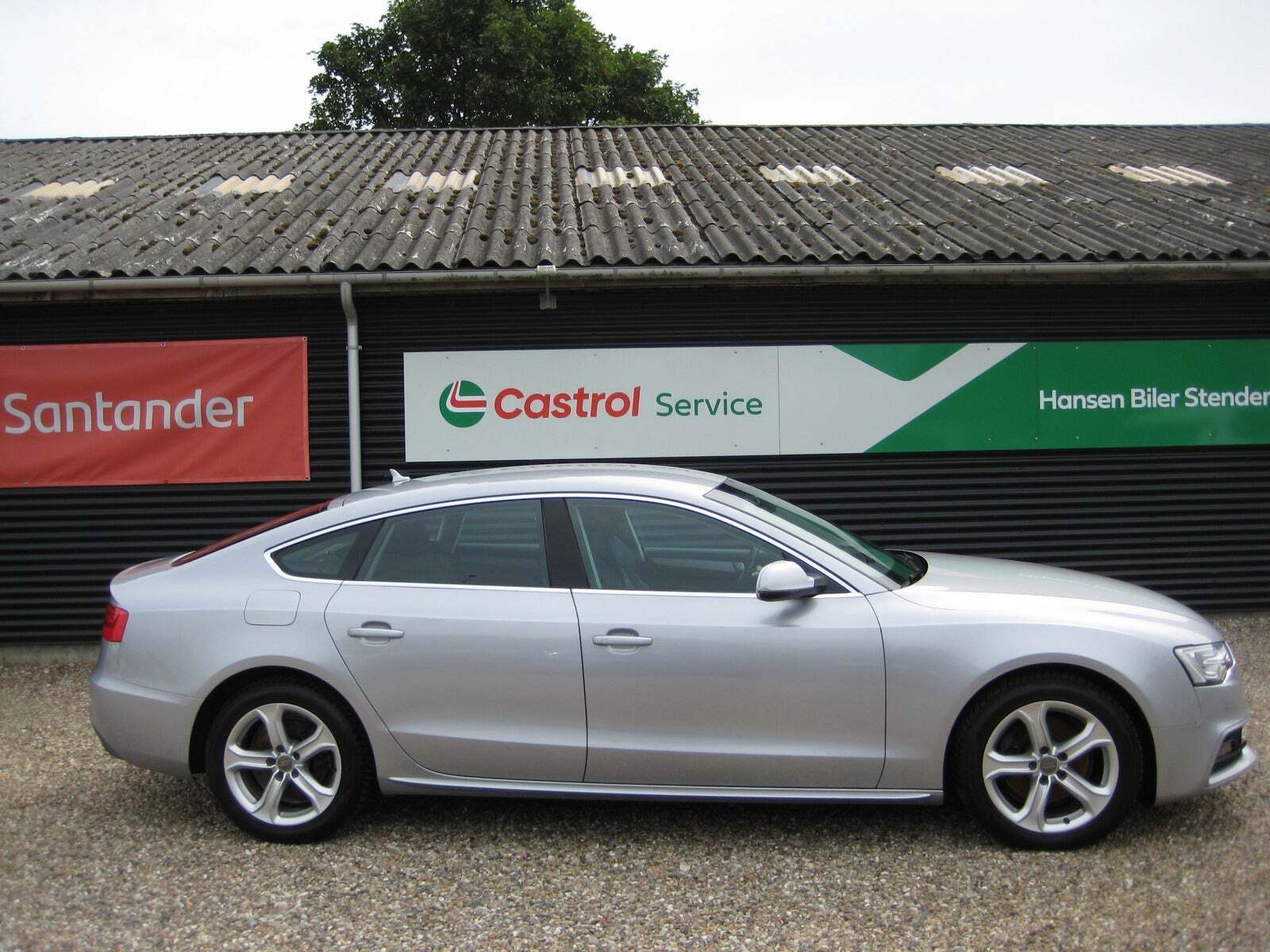 Sølv Audi A5 fra 2016