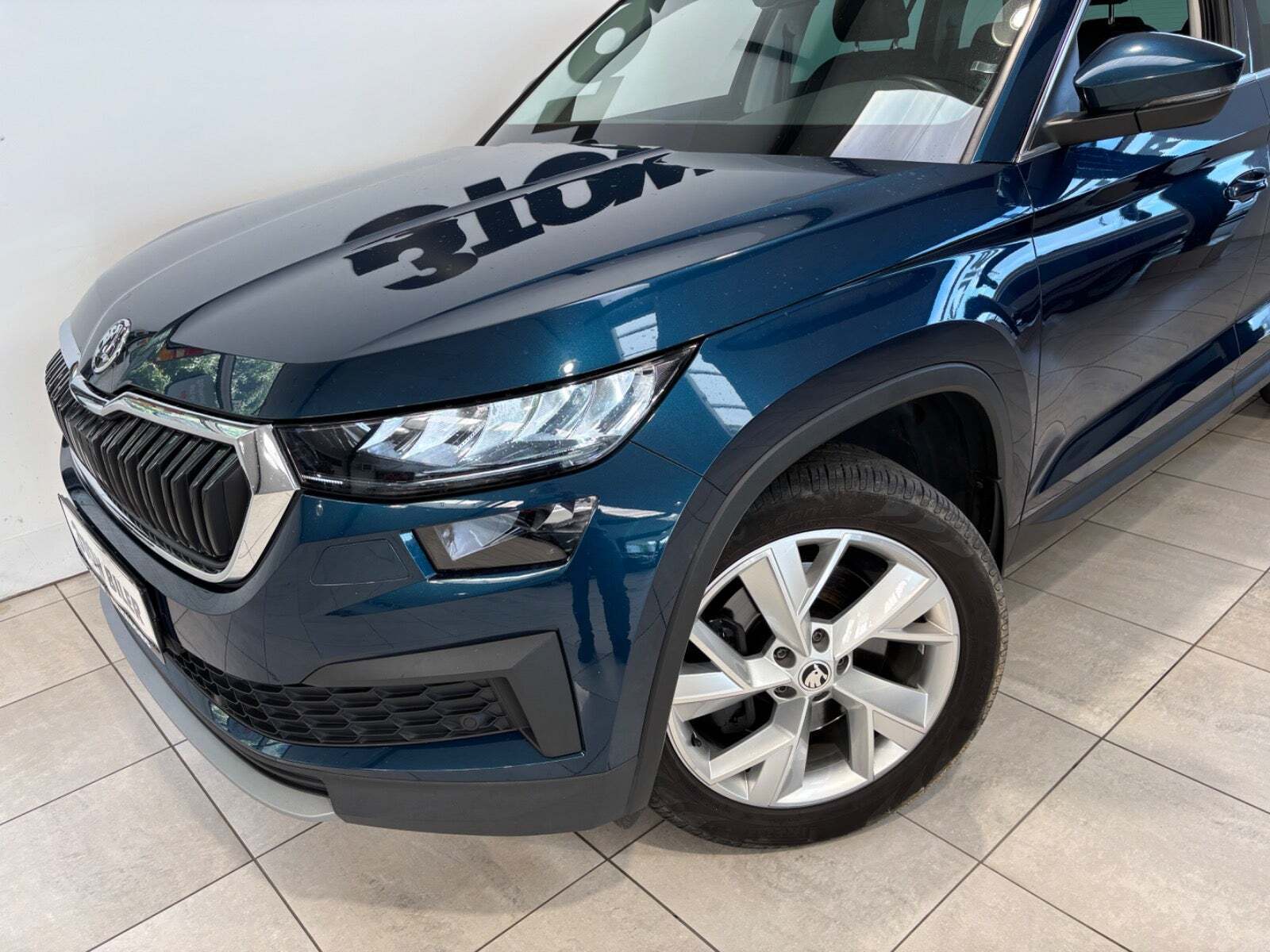 Blå Skoda Kodiaq fra 2022