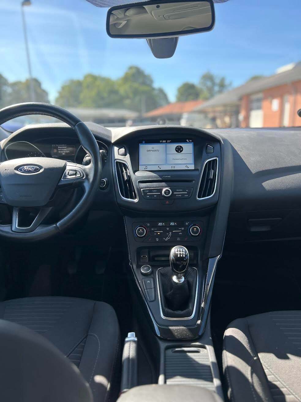 Sølv Ford Focus fra 2017