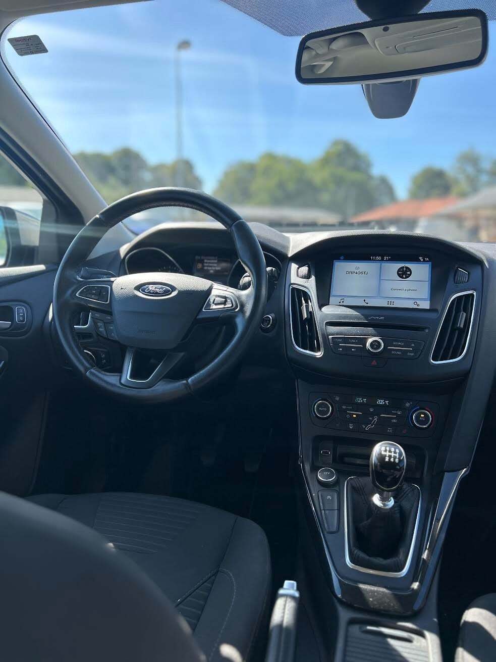 Sølv Ford Focus fra 2017