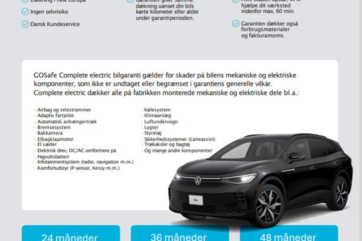 Hvid VW Tiguan fra 2021 set udefra