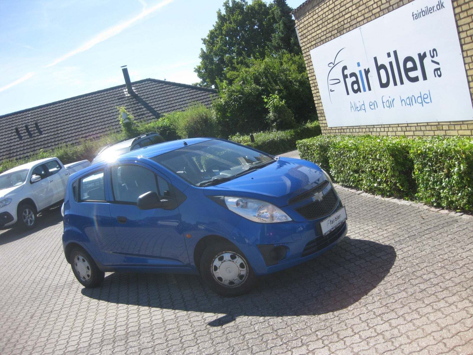 Blå Chevrolet Spark fra 2011