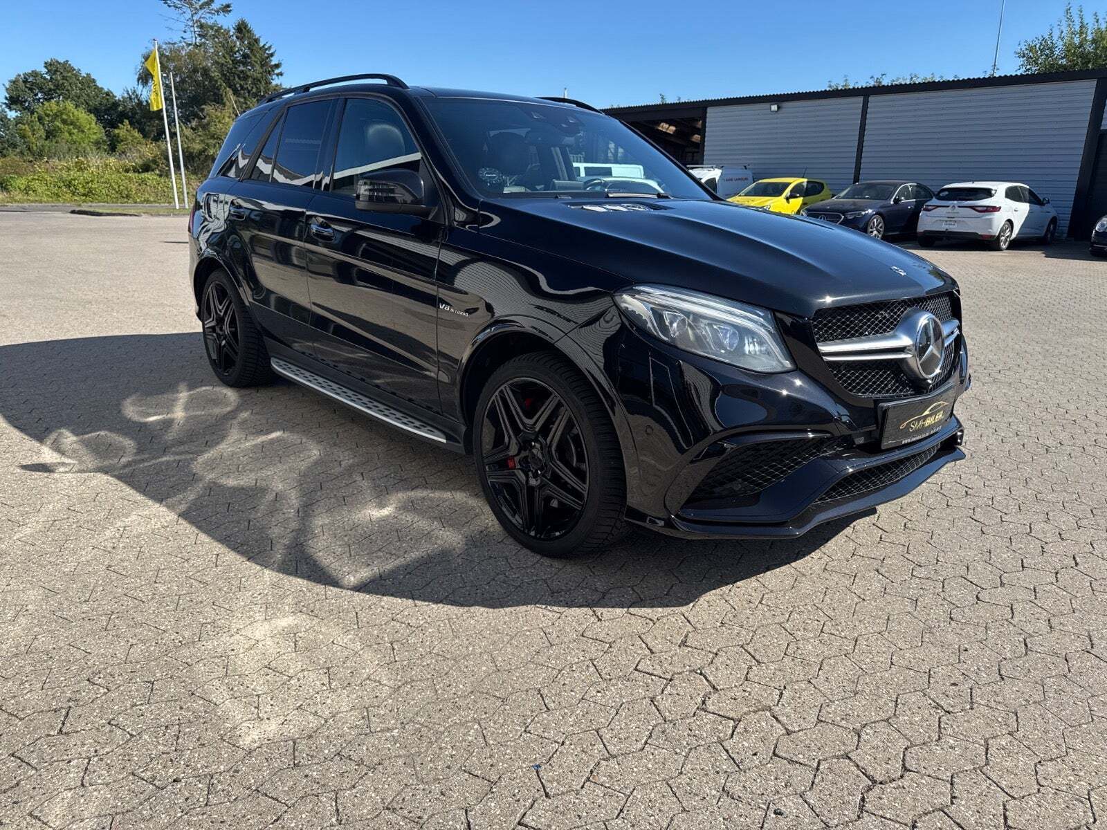 Sort Mercedes GLE63 fra 2018