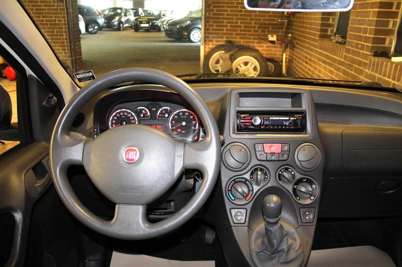 Hvid Fiat Panda fra 2012