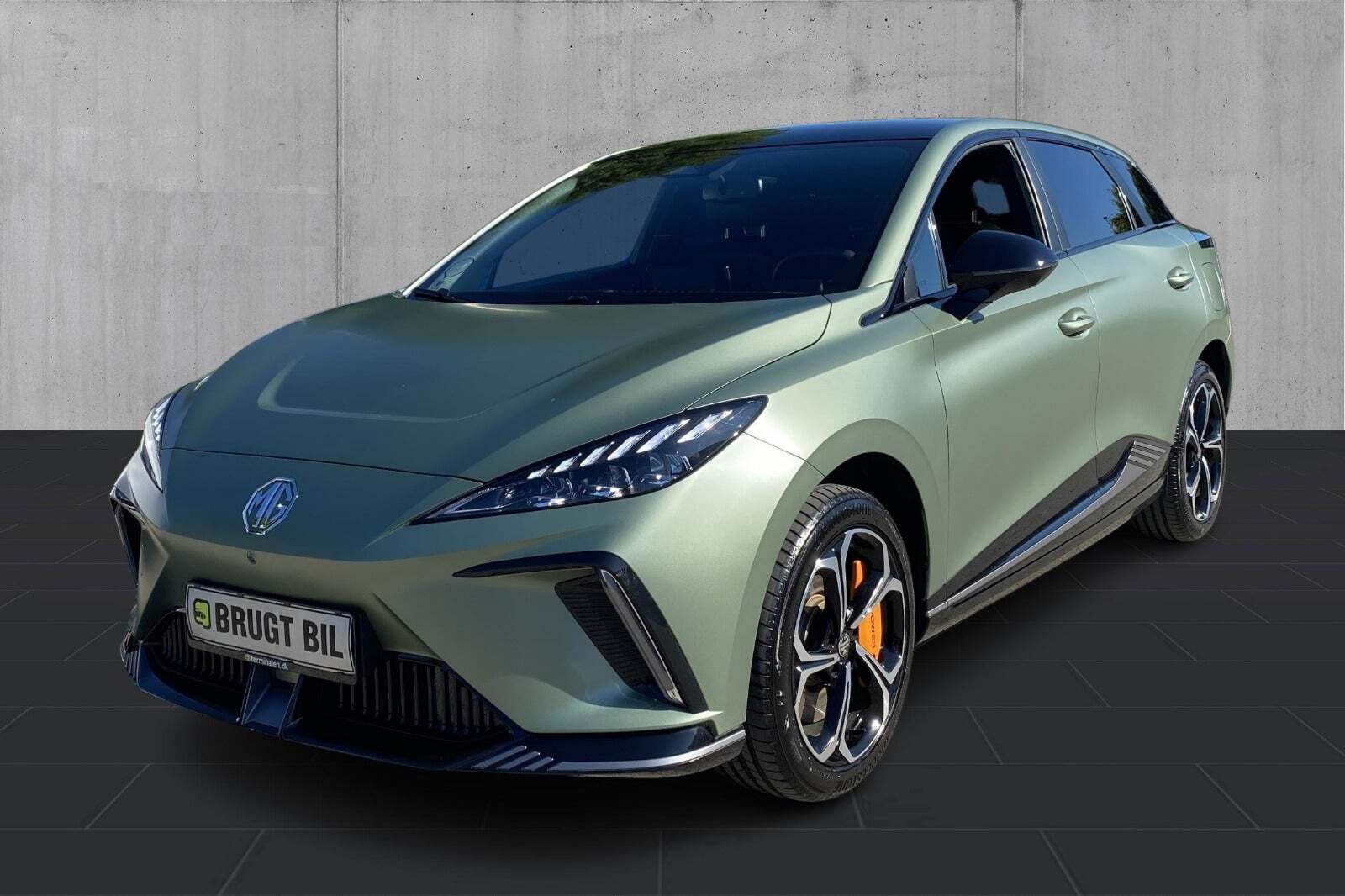 Grøn MG 4 fra 2024 set udefra