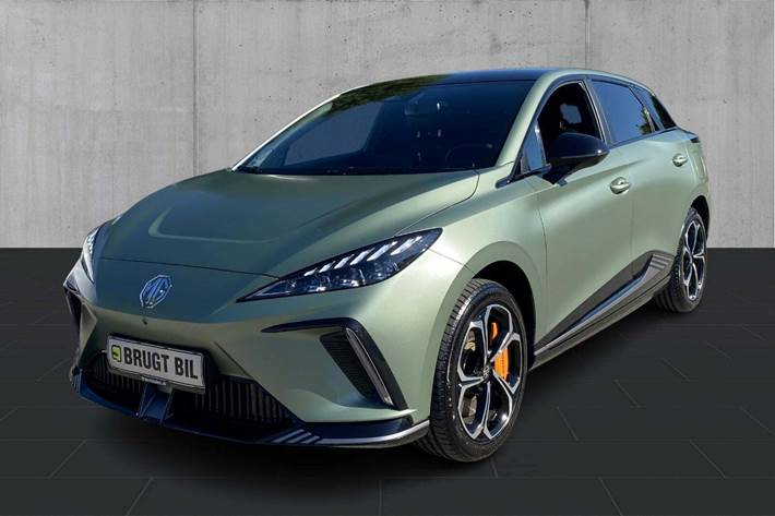 Grøn MG 4 fra 2024 set udefra