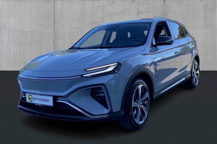 Grå MG Marvel R fra 2024 set udefra