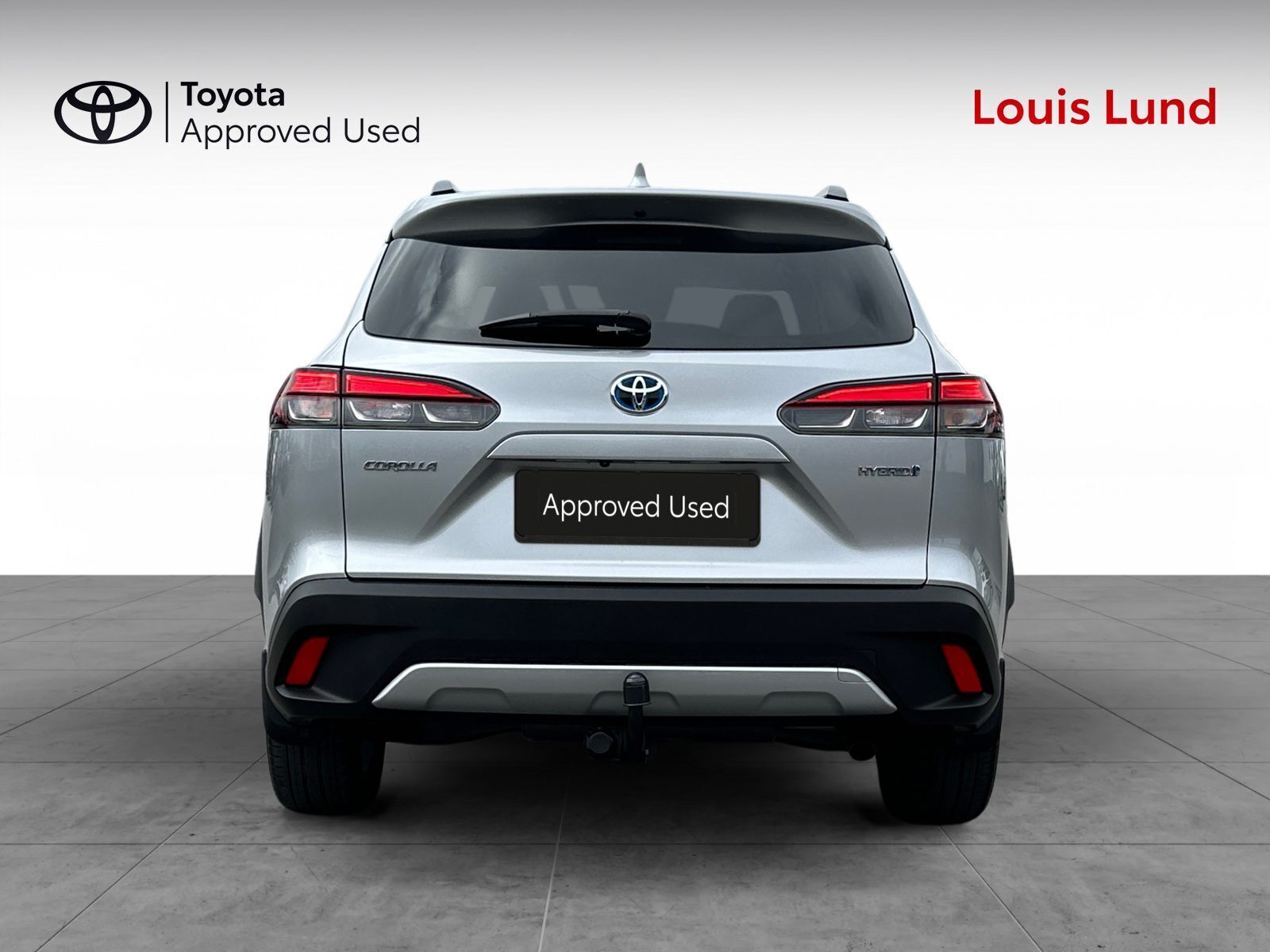 Sølv Toyota Corolla Cross fra 2022
