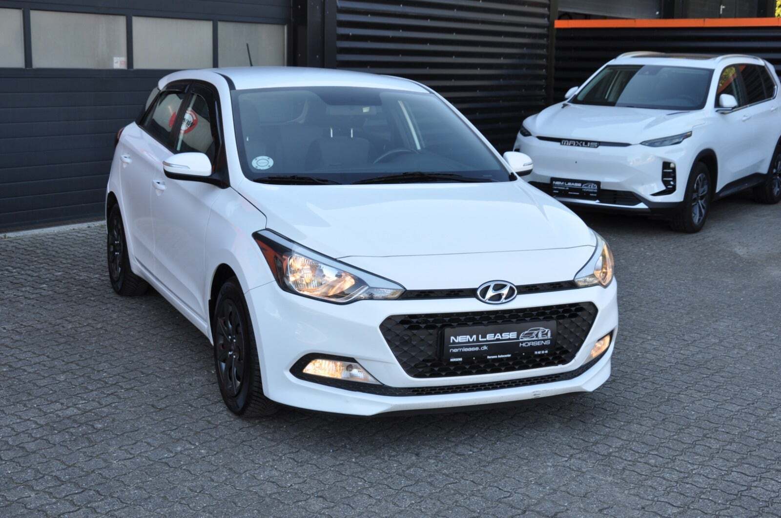 Hvid Hyundai i20 fra 2017
