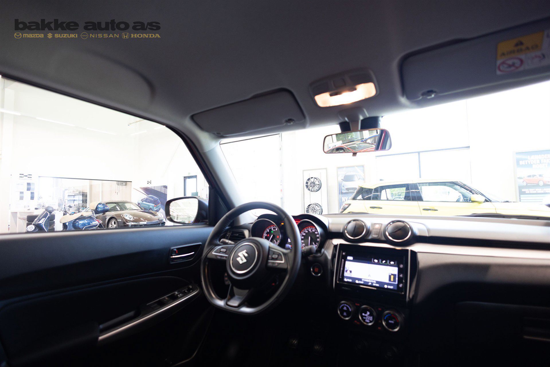 Rød Suzuki Swift fra 2024