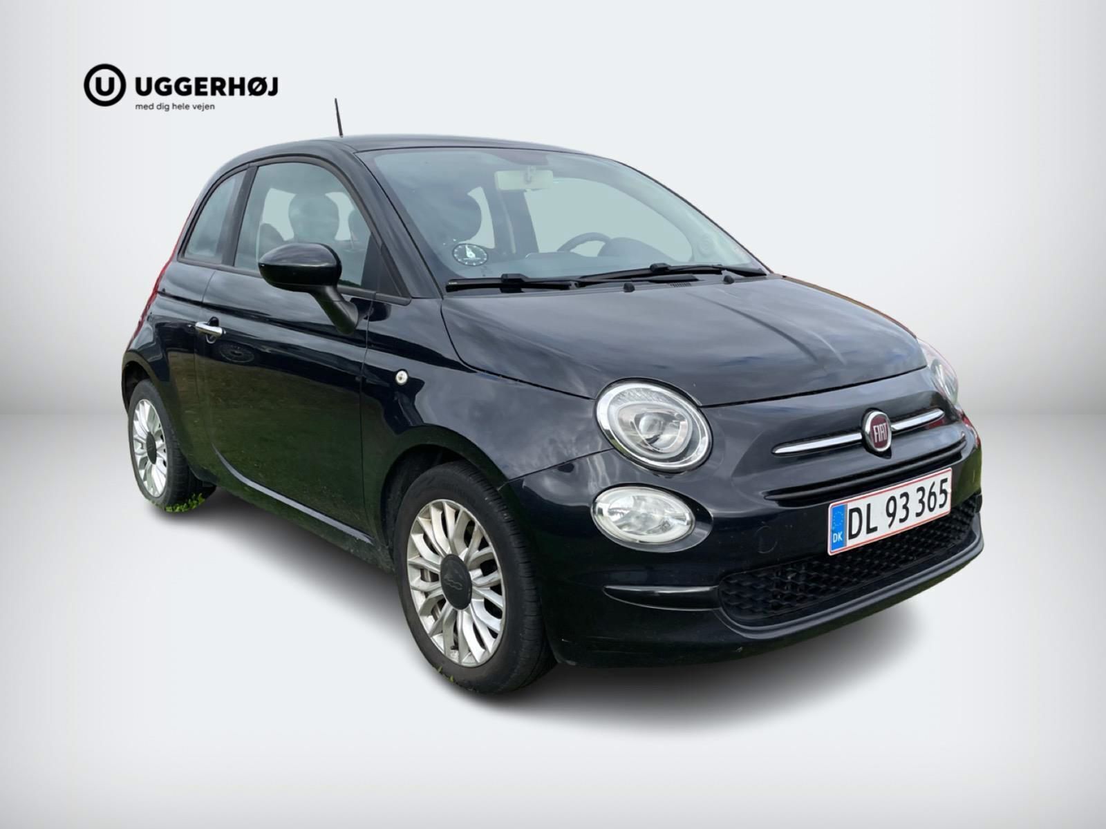 Sort Fiat 500 fra 2017