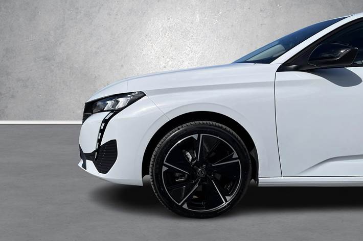 Hvid Peugeot E-308 fra 2024