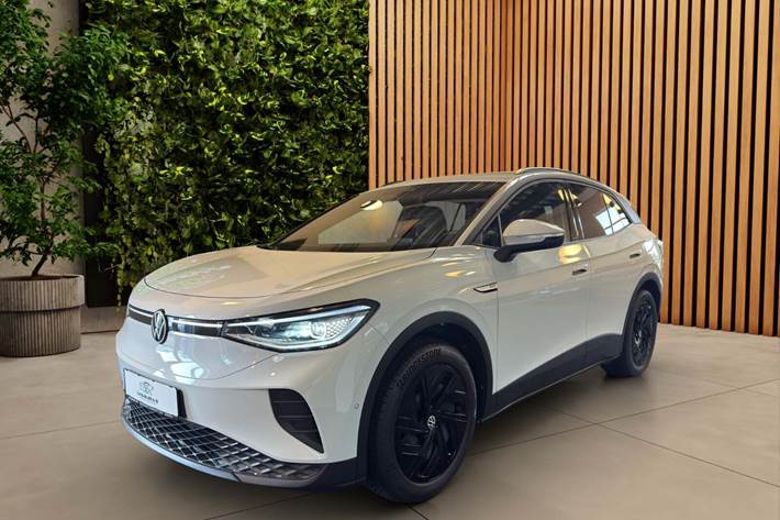 Hvid VW ID.4 fra 2022 set udefra