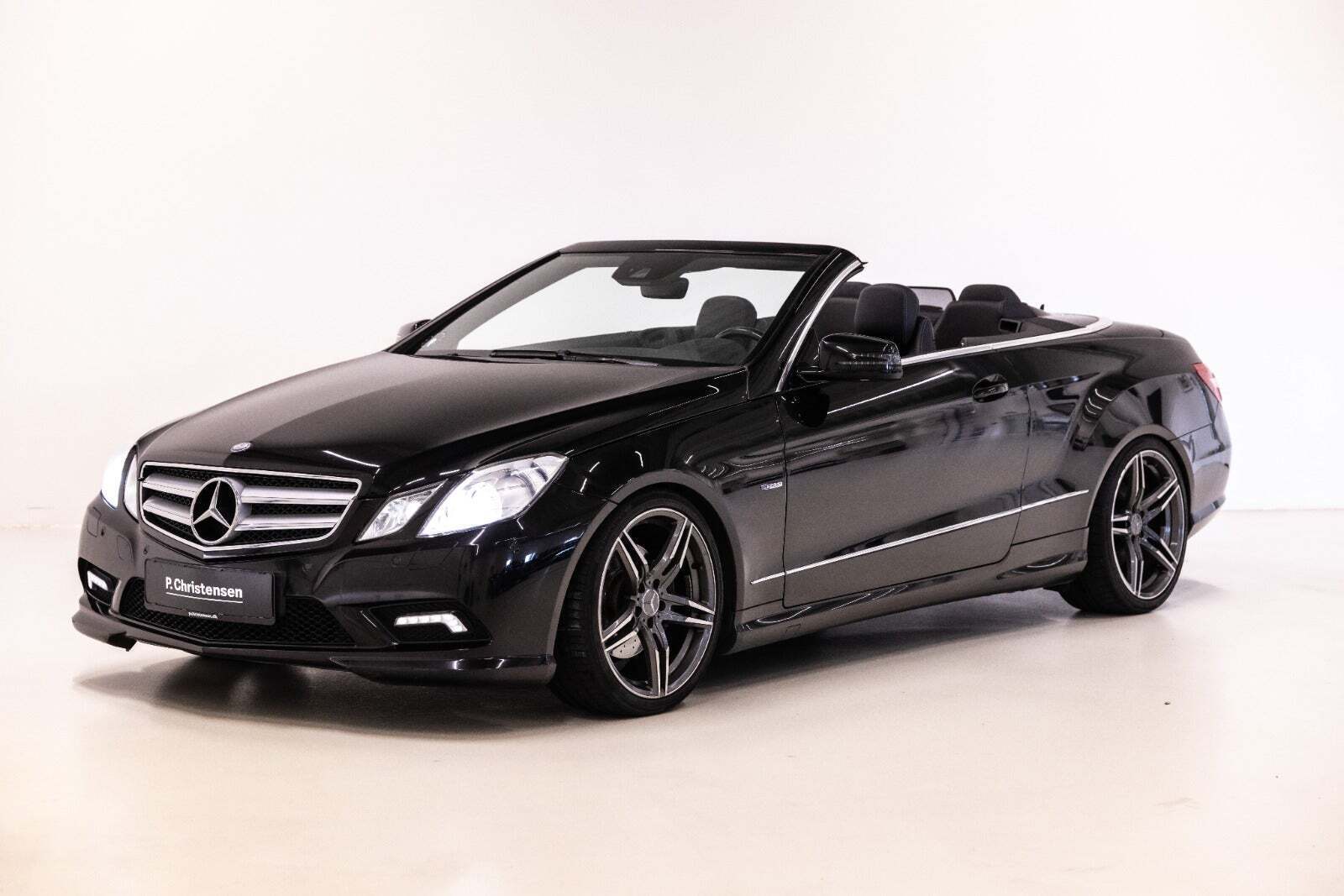 Sort Mercedes E350 fra 2009