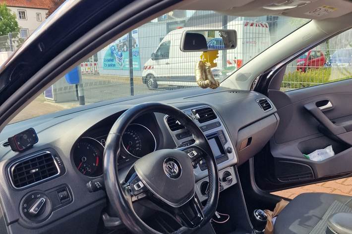 Sort VW Polo fra 2015