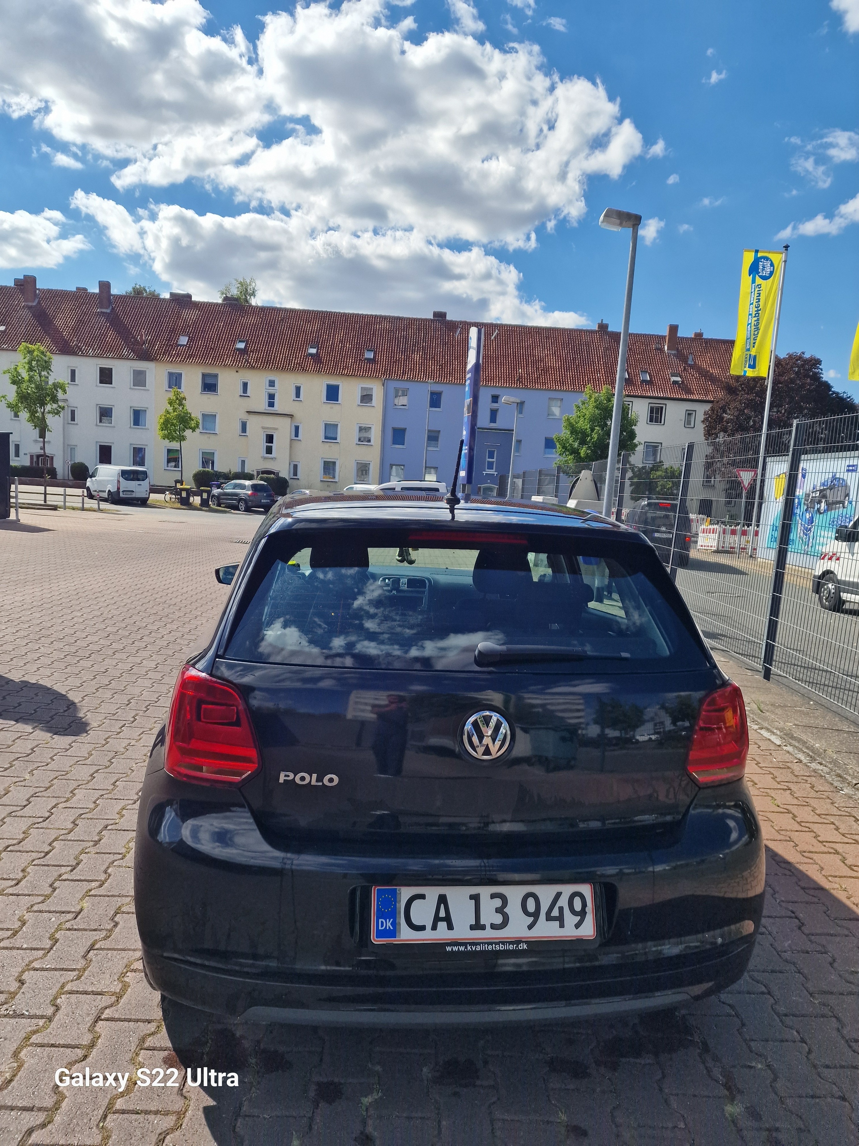 Sort VW Polo fra 2015