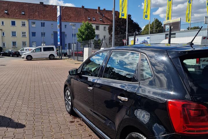 Sort VW Polo fra 2015