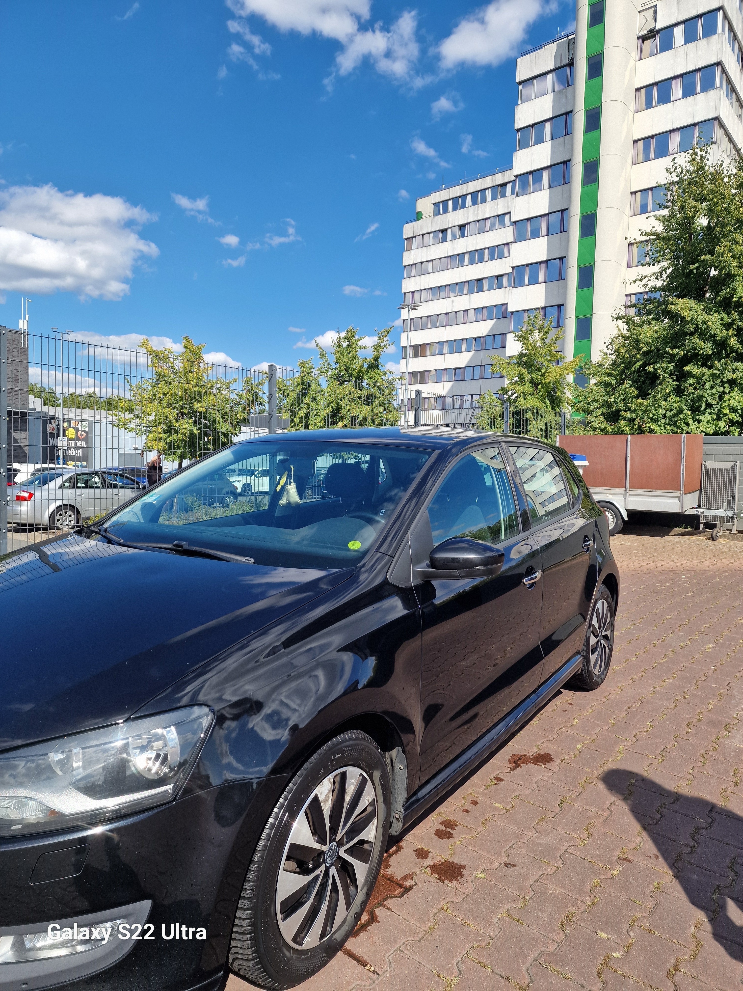 Sort VW Polo fra 2015