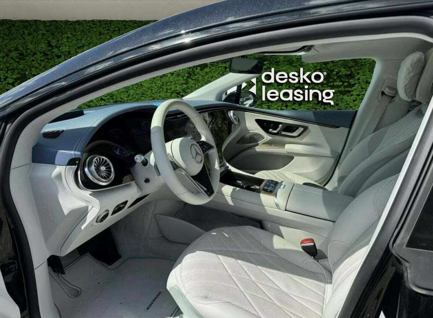 undefined Mercedes EQS580 fra 2022 set indefra