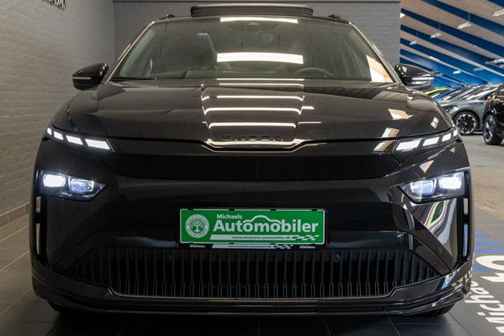 Sort Skoda Enyaq fra 2026