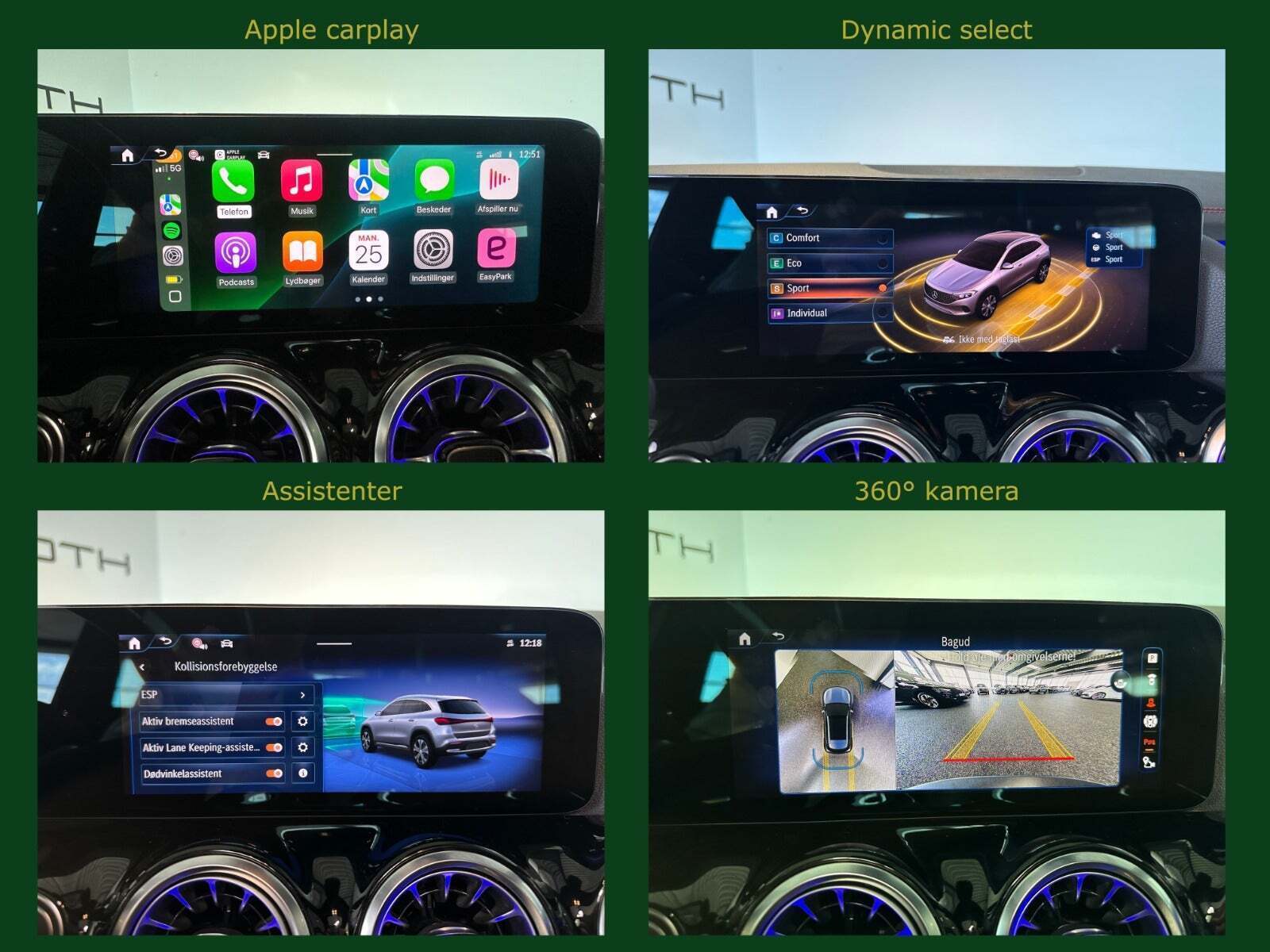 Sølv Mercedes EQA250+ fra 2024