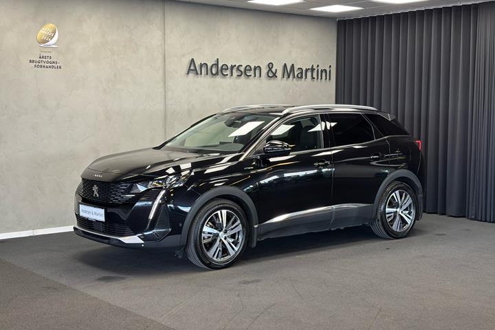 Sort Peugeot 3008 fra 2021 set udefra
