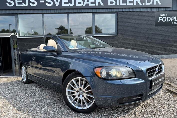 Blå Volvo C70 fra 2007