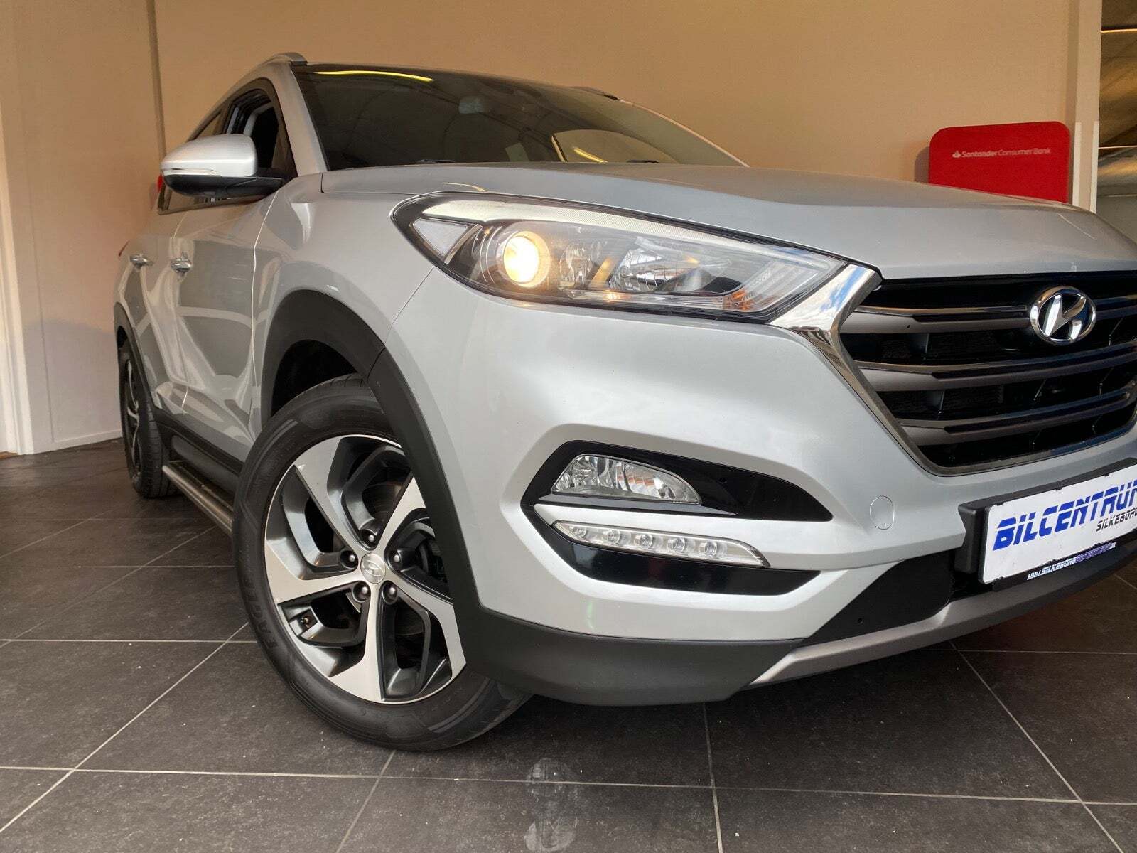 Sølv Hyundai Tucson fra 2016
